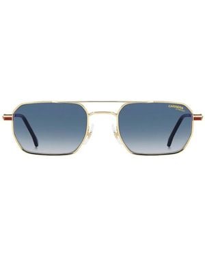 Carrera 389/S Geometric-Frame Sunglasses - Blue