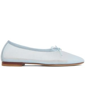 Mansur Gavriel Dream Mesh Ballet Flats - White