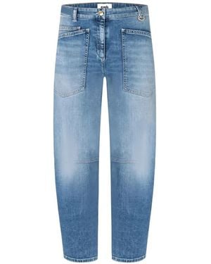 Cambio Jean À Coupe Baril - Blue