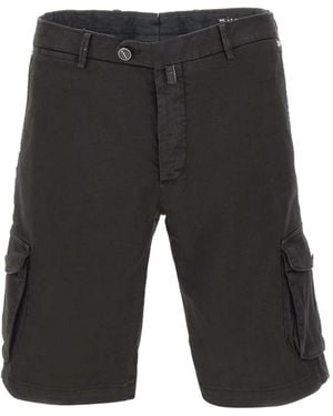 Kiton Cargo-Pocket Button Shorts - Grey
