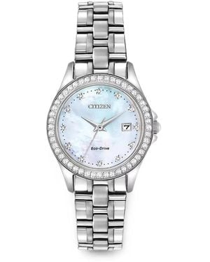 Citizen Silhouette 28Mm Watch Set - White