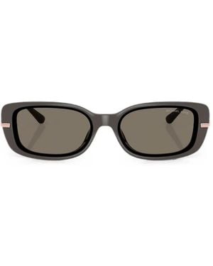 Michael Kors Capella Rectangle-Frame Sunglasses - Gray