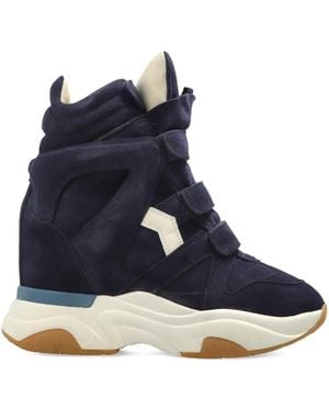Isabel Marant Balskee Touch-Strap Trainers - Blue
