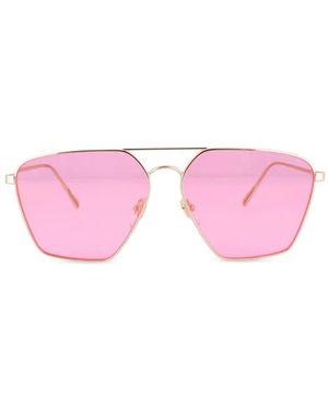 MCM Rectangle-Frame Sunglasses - Pink