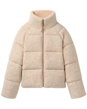 UGG Vareta Knit Puffer Jacket - Natural