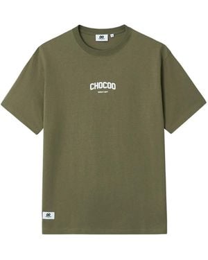 Chocoolate Logo-Print T-Shirt - Green