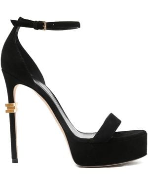 Elisabetta Franchi 130Mm Platform Stiletto Sandals - Black