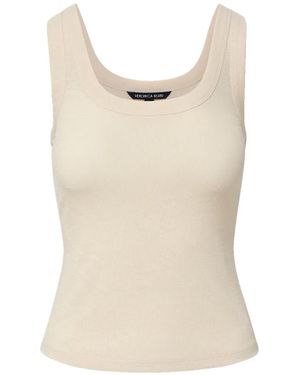 Veronica Beard Belvedere Tank Top - Natural