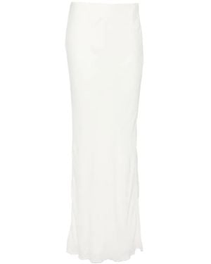 Cult Gaia Chantel Zip-Fastening Maxi Skirt - White