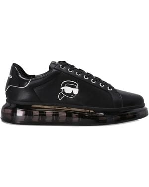 Karl Lagerfeld Logo-Embellished Sneakers - Black