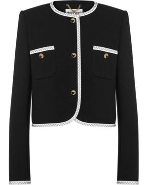 Moschino Single-breasted Jacket - Black