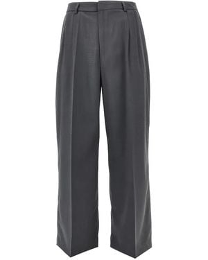 Bstroy Inno Pleated Tailored Trousers - Grey
