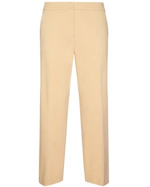 Elena Miro Button-Fastening Trousers - White