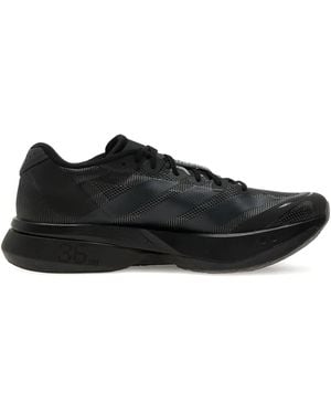 adidas Adizero Boston 13 Striped Sneakers - Black