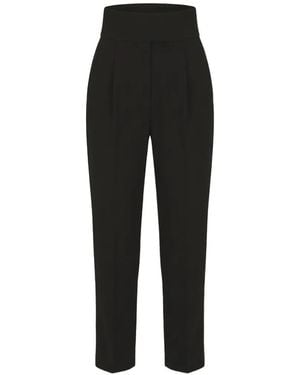 Incotex Tina Wide-Leg Pants - Black