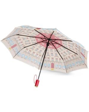 Moschino Maison--Print Umbrella - Pink