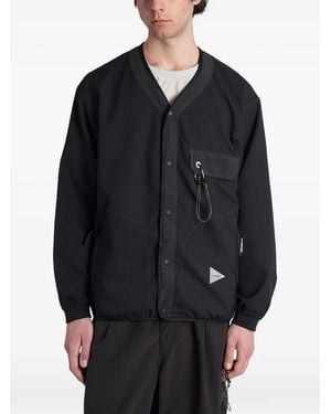 and wander Cardigan Mit V-Ausschnitt - Schwarz