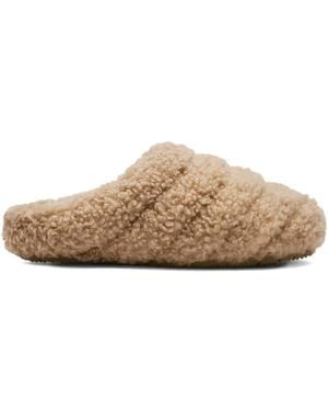 Axel Arigato Snail Shearling Mules - Brown