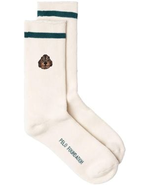 PELO FOUNDATION Yorkshire-Patch Socks - White