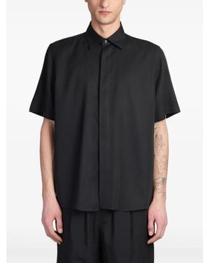 Low Brand Short-Sleeves Shirt - Black