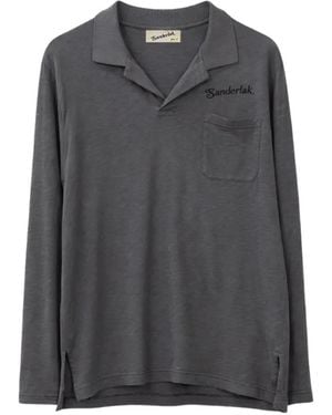 Sanderlak Polo-Collar T-Shirt - Grey