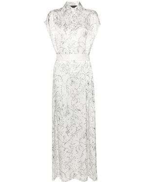 Fabiana Filippi Elegant Silk Mini Dress For - White
