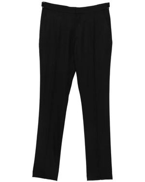 Tom Ford Striped Trousers - Black