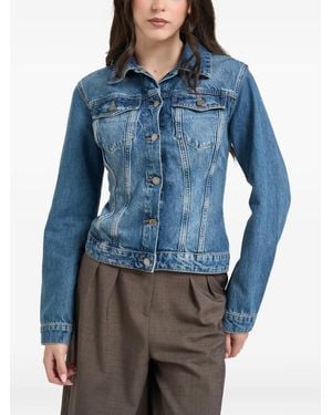 Liu Jo Chaqueta Vaquera Con Cordones - Azul