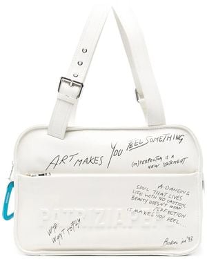 Patrizia Pepe Im(Perfection) Schultertasche - Weiß