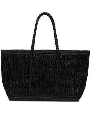 The Row Georgica Tote Bag - Black