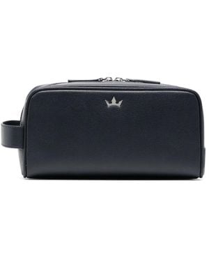 Roderer レザー クラッチバッグ - ブルー