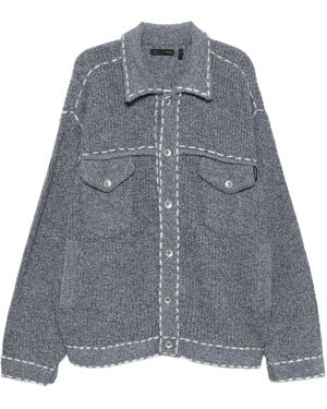 FIVE CM Knitted Jacket - Grey