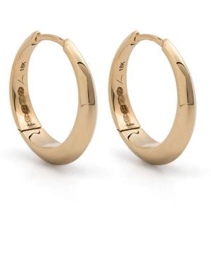 Lizzie Mandler 18Kt Large Crescent Hoop Earrings - Metallic