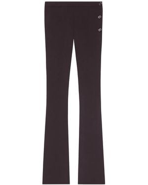 Courreges★ オブリーク テーラード フレアパンツ Courreges テーラードパンツ ブラック | Lyst