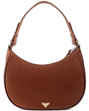 Apatchy London Sac Porté Épaule Lucy En Cuir - Brown