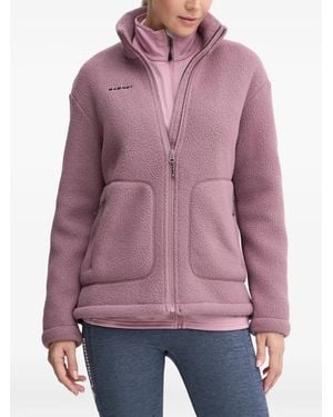Mammut Sudadera Con Logo Bordado - Morado