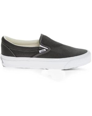 Vans Style 98 Logo-Patch Sneakers - Gray