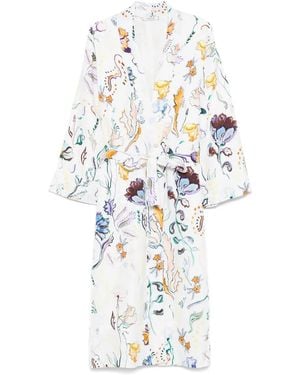Dorothee Schumacher Floral Power コート - ホワイト
