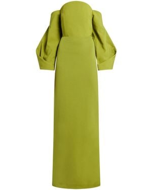 Solace London Lotta Maxi Dress - Green