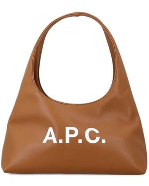 A.P.C. Ninon ミニバッグ - ブラウン