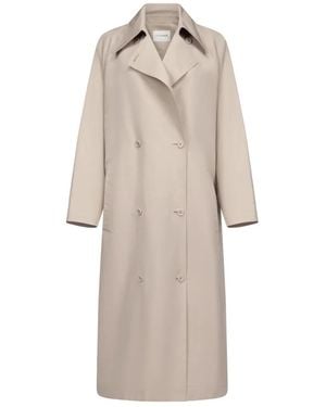 FFORME Orly Double-Breasted Coat - White