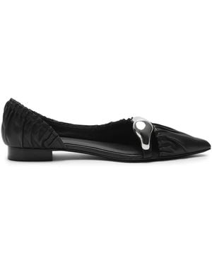 Manière De Voir Bailarinas Celeste De Piel - Negro