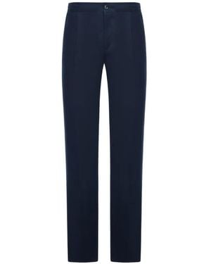 Kiton Elasticated Trousers - Blue