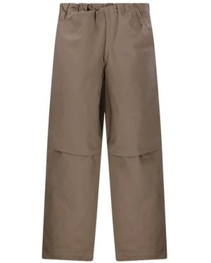 DARKPARK Belted Layered-Knee Pants - Natural