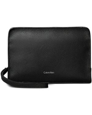 Calvin Klein Logo-Detail Wallet - Black