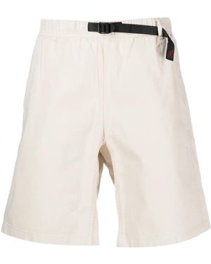 Gramicci Buckle-Fastening Waistband Shorts - White