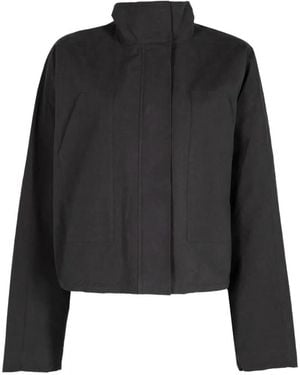 St. Agni High-Neck Jacket - Black