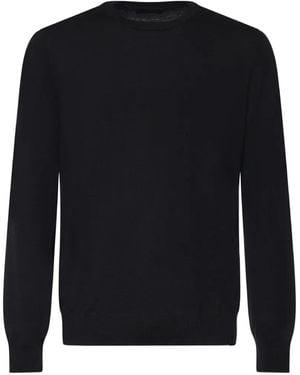 Fay Crew-Neck Wool Sweater - Blue