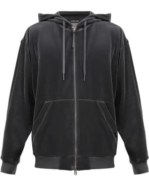 Tom Ford Zip-Up Hoodie - Grey