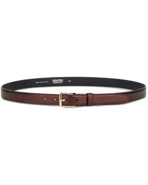 DSquared² Classic Buckle Belt - White